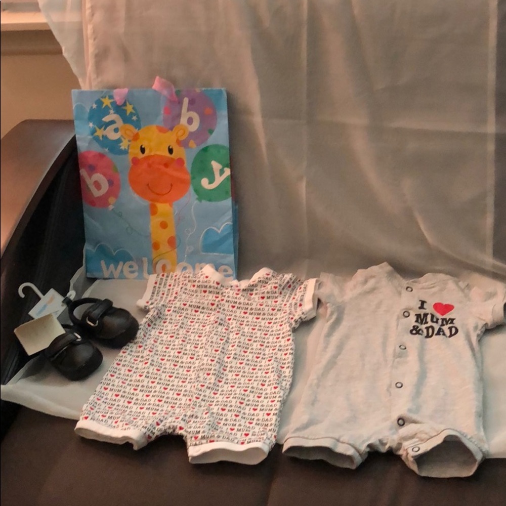 New H&M 2 Rompers (Shoes sold separately)